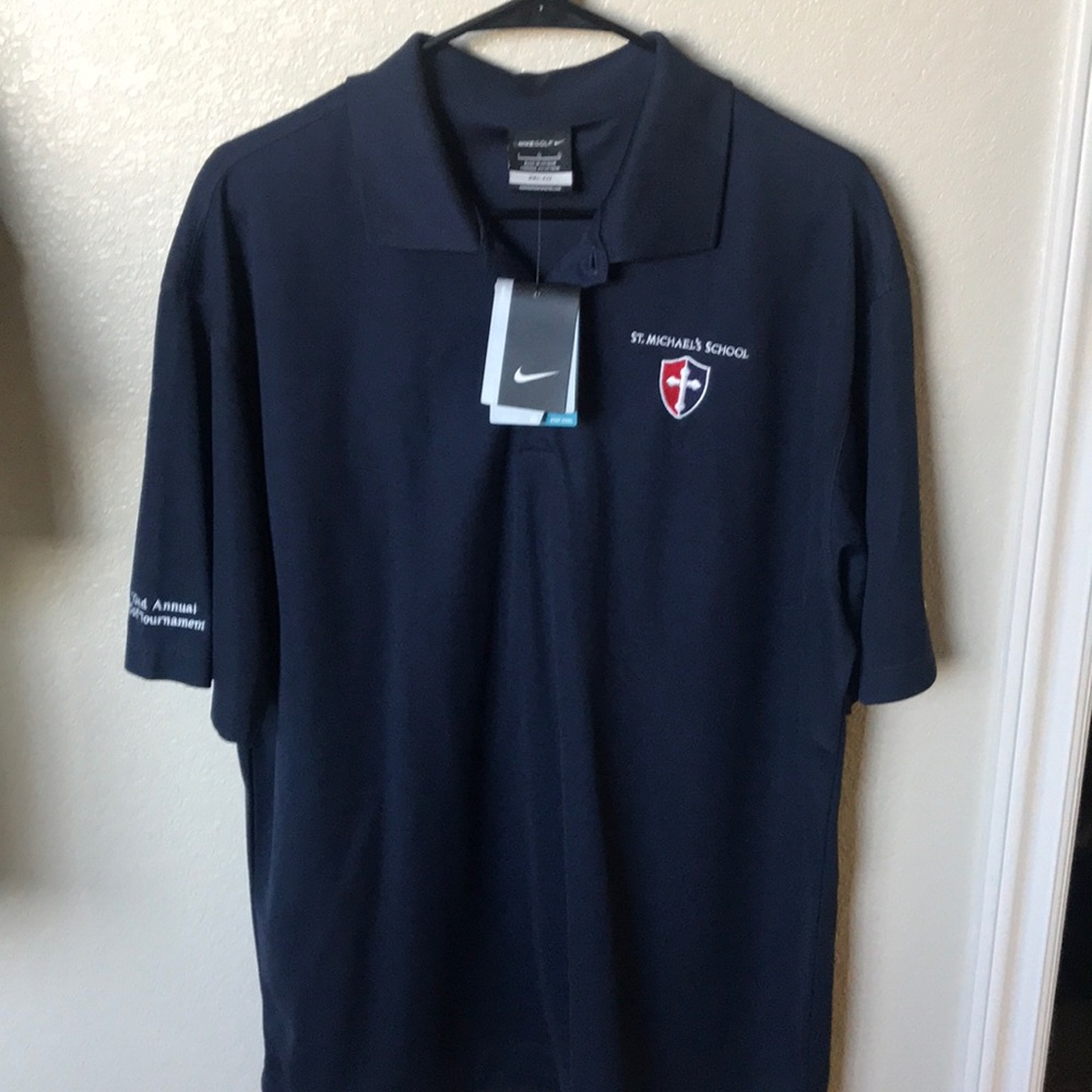 Mens Nike polo new with tags navy large
